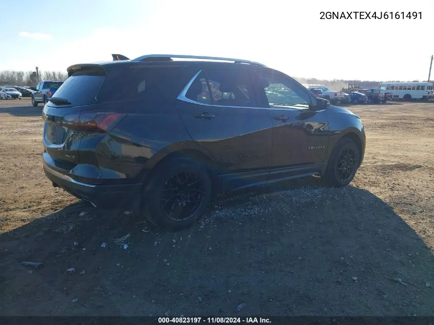 2018 Chevrolet Equinox Lt VIN: 2GNAXTEX4J6161491 Lot: 40823197