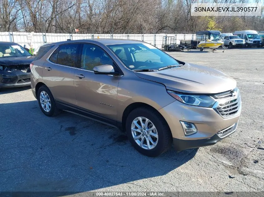 2018 Chevrolet Equinox Lt VIN: 3GNAXJEVXJL390577 Lot: 40827543