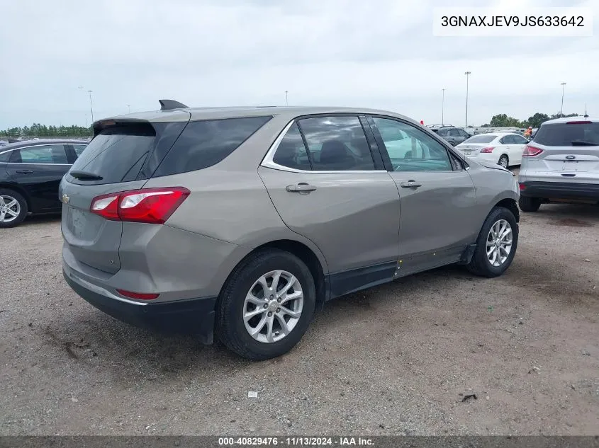 2018 Chevrolet Equinox Lt VIN: 3GNAXJEV9JS633642 Lot: 40829476