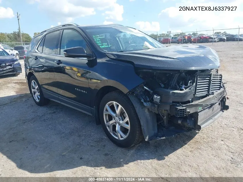 2018 Chevrolet Equinox Lt VIN: 2GNAXTEX8J6337927 Lot: 40837400