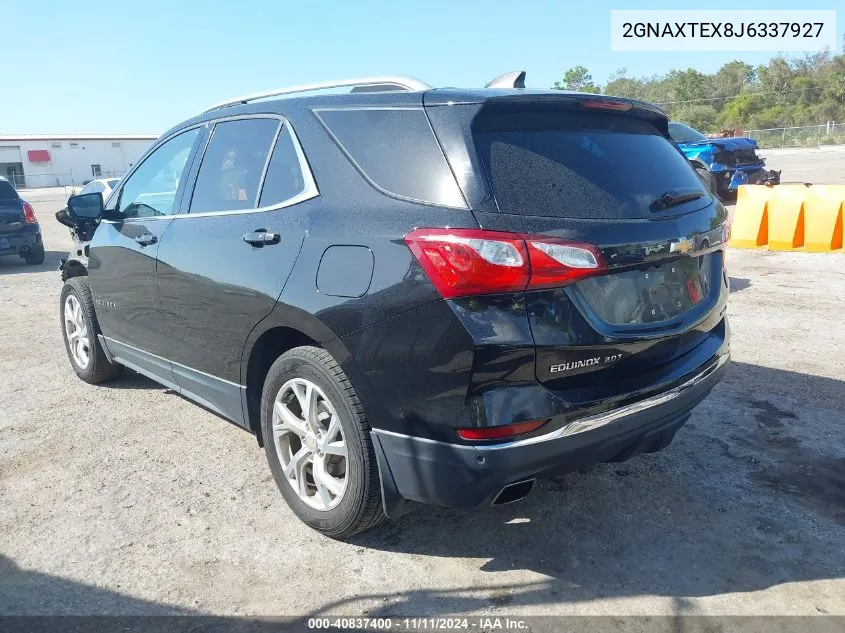 2018 Chevrolet Equinox Lt VIN: 2GNAXTEX8J6337927 Lot: 40837400