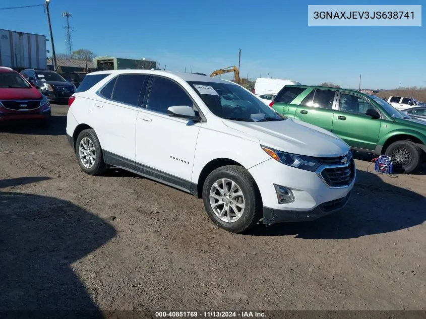 3GNAXJEV3JS638741 2018 Chevrolet Equinox Lt