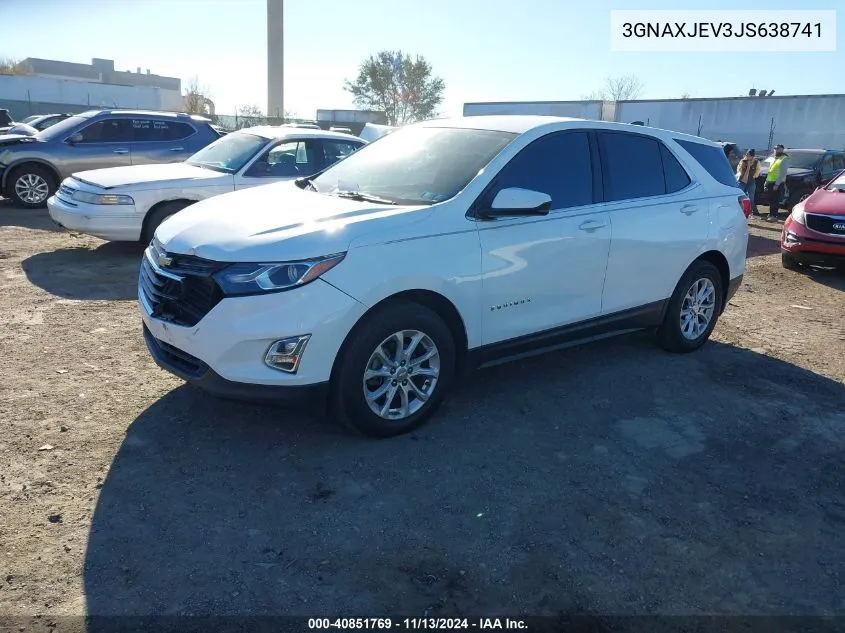 3GNAXJEV3JS638741 2018 Chevrolet Equinox Lt