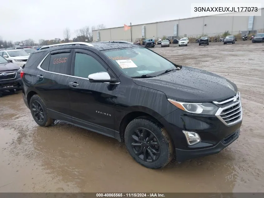 2018 Chevrolet Equinox Premier VIN: 3GNAXXEUXJL177073 Lot: 40865565