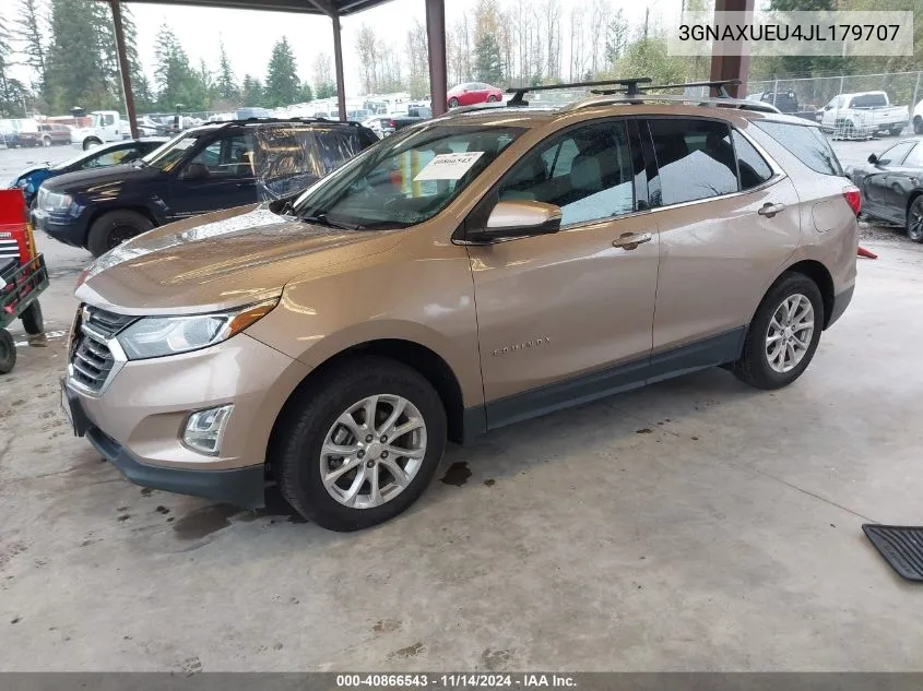 2018 Chevrolet Equinox Lt VIN: 3GNAXUEU4JL179707 Lot: 40866543