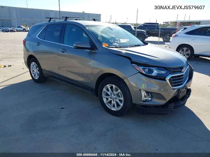 2018 Chevrolet Equinox Lt VIN: 3GNAXJEVXJS579607 Lot: 40869445