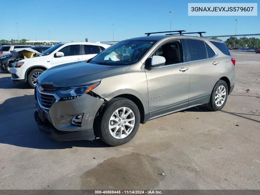 2018 Chevrolet Equinox Lt VIN: 3GNAXJEVXJS579607 Lot: 40869445