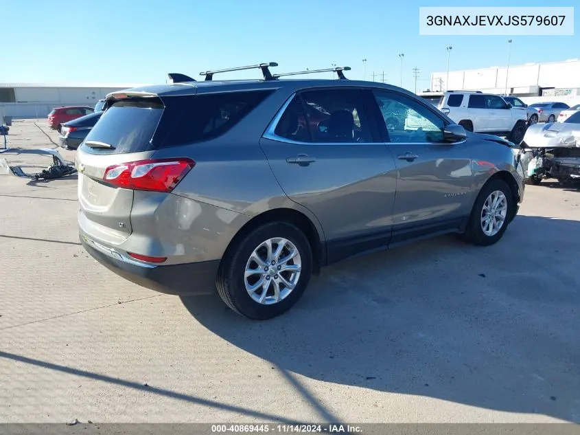 2018 Chevrolet Equinox Lt VIN: 3GNAXJEVXJS579607 Lot: 40869445