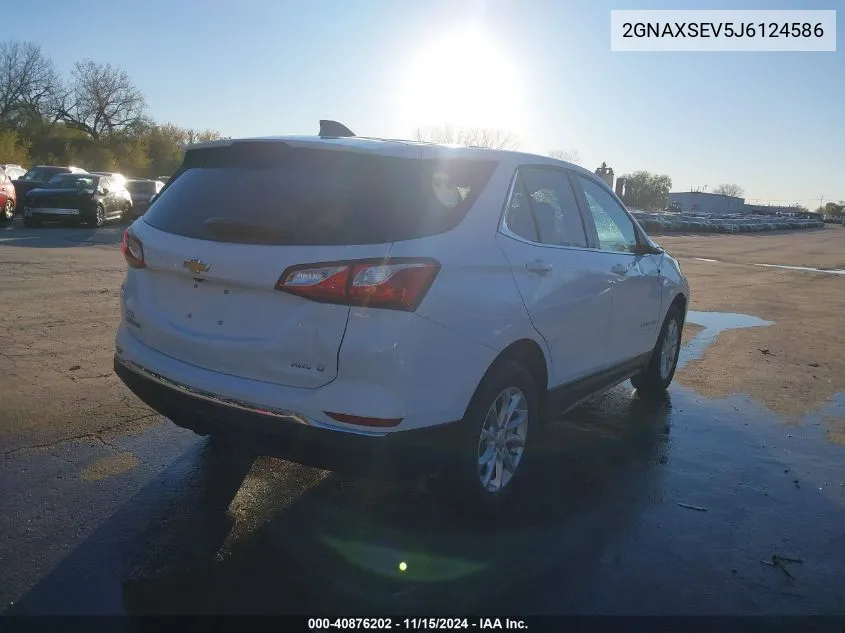 2GNAXSEV5J6124586 2018 Chevrolet Equinox Lt