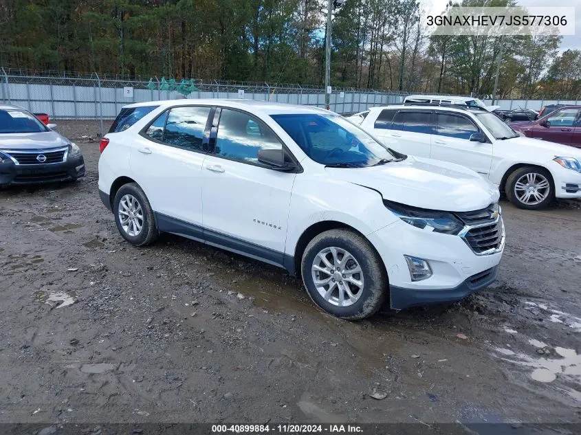 2018 Chevrolet Equinox Ls VIN: 3GNAXHEV7JS577306 Lot: 40899884