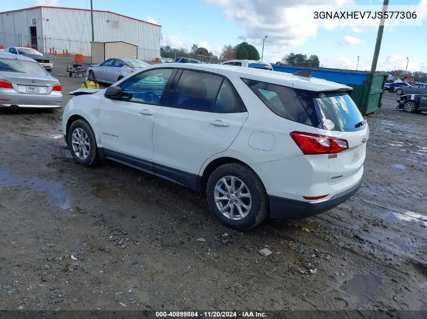 2018 Chevrolet Equinox Ls VIN: 3GNAXHEV7JS577306 Lot: 40899884