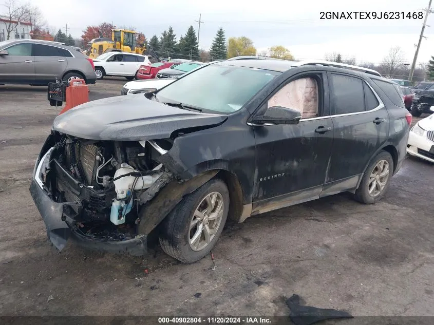 2018 Chevrolet Equinox Lt VIN: 2GNAXTEX9J6231468 Lot: 40902804