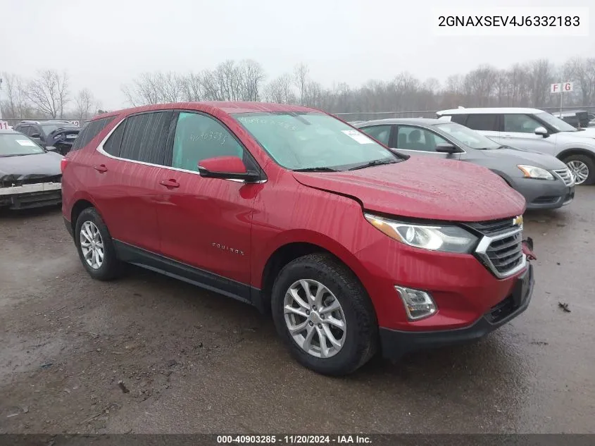 2018 Chevrolet Equinox Lt VIN: 2GNAXSEV4J6332183 Lot: 40903285