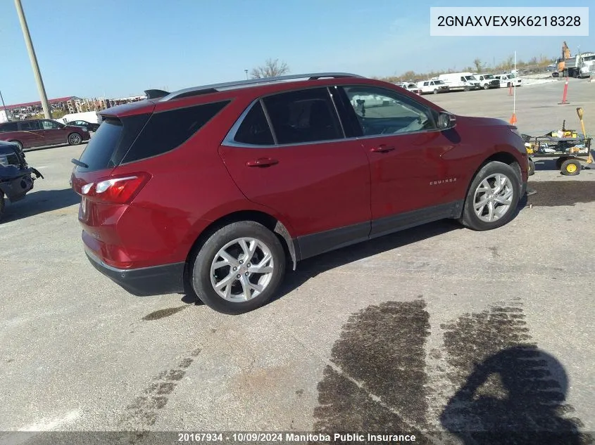 2019 Chevrolet Equinox Lt 2.0T VIN: 2GNAXVEX9K6218328 Lot: 20167934