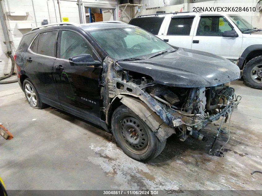 2019 Chevrolet Equinox Lt VIN: 2GNAXVEX2K6284610 Lot: 30048617