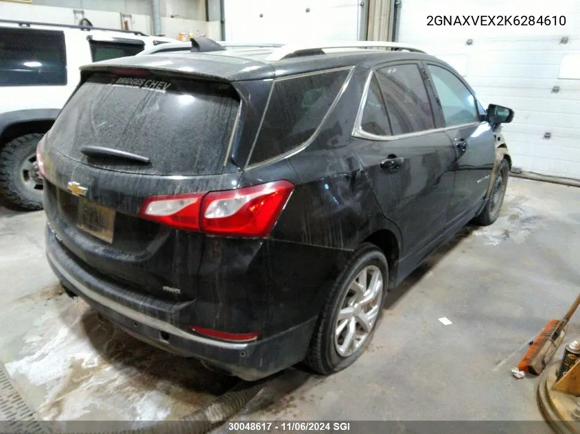 2019 Chevrolet Equinox Lt VIN: 2GNAXVEX2K6284610 Lot: 30048617