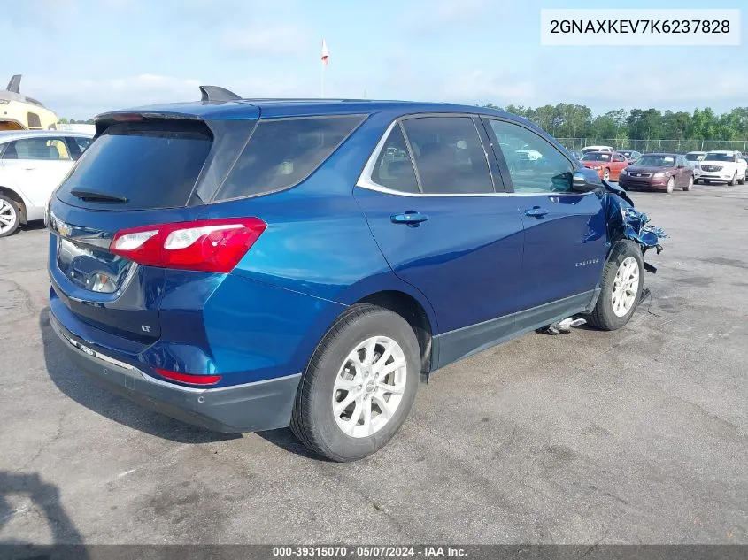 2GNAXKEV7K6237828 2019 Chevrolet Equinox Lt