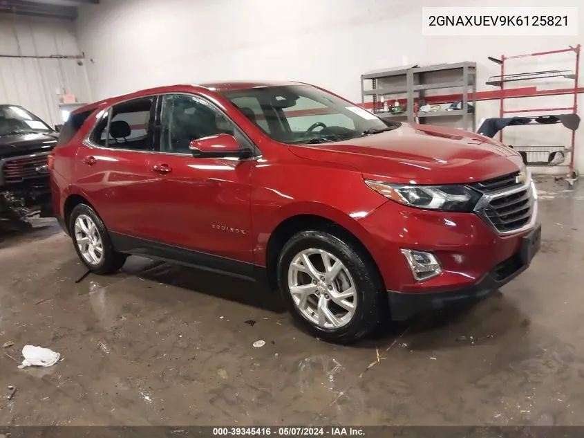 2019 Chevrolet Equinox Lt VIN: 2GNAXUEV9K6125821 Lot: 39345416