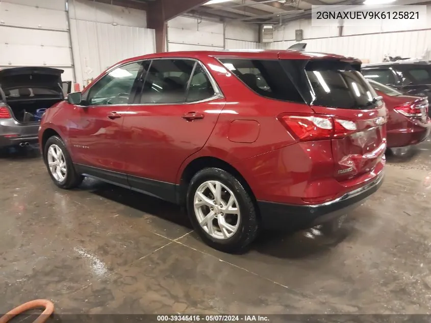 2019 Chevrolet Equinox Lt VIN: 2GNAXUEV9K6125821 Lot: 39345416