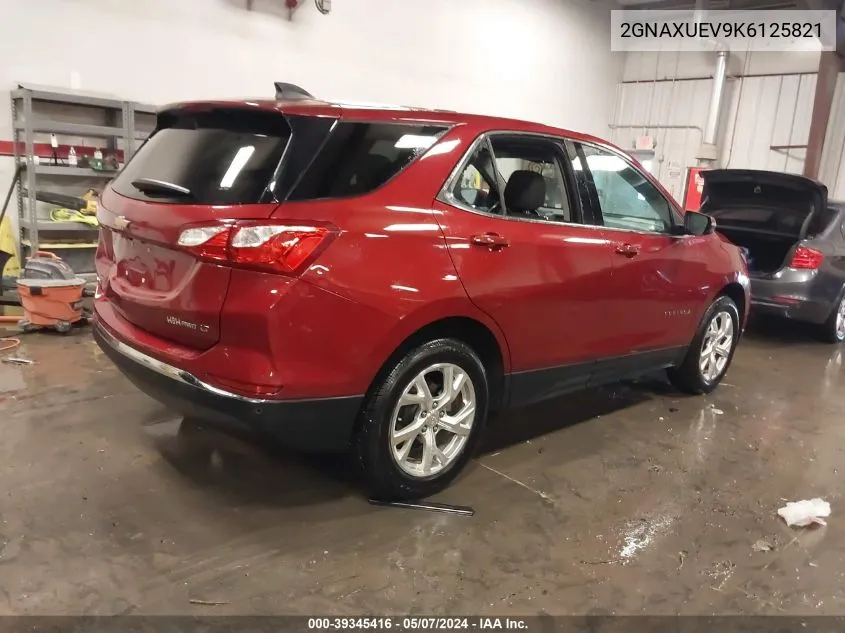 2GNAXUEV9K6125821 2019 Chevrolet Equinox Lt