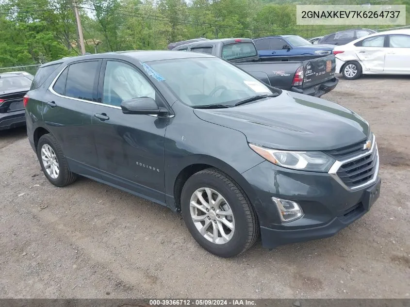 2019 Chevrolet Equinox Lt VIN: 2GNAXKEV7K6264737 Lot: 39366712