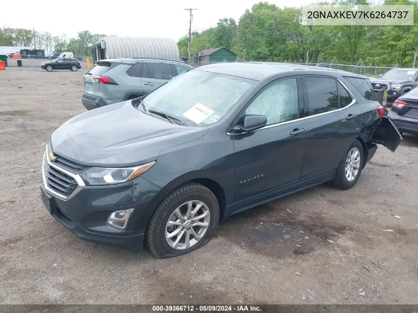 2GNAXKEV7K6264737 2019 Chevrolet Equinox Lt