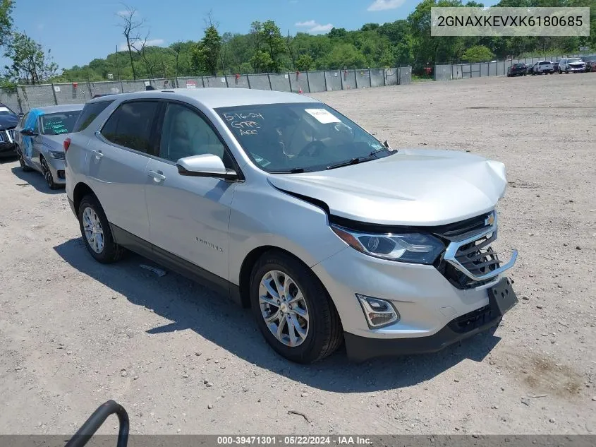 2019 Chevrolet Equinox Lt VIN: 2GNAXKEVXK6180685 Lot: 39471301