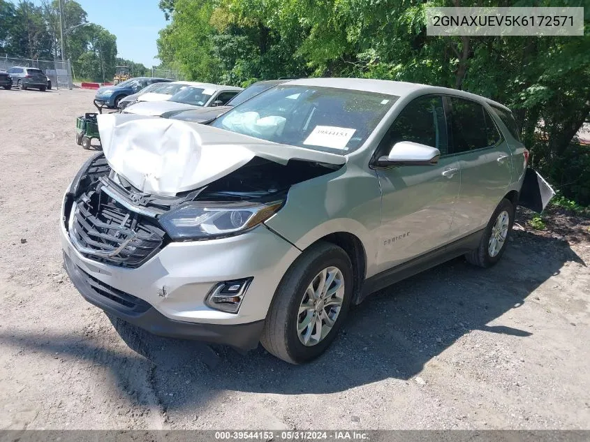 2GNAXUEV5K6172571 2019 Chevrolet Equinox Lt