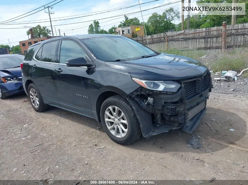 2019 Chevrolet Equinox Lt VIN: 2GNAXTEV9K6253499 Lot: 39561608