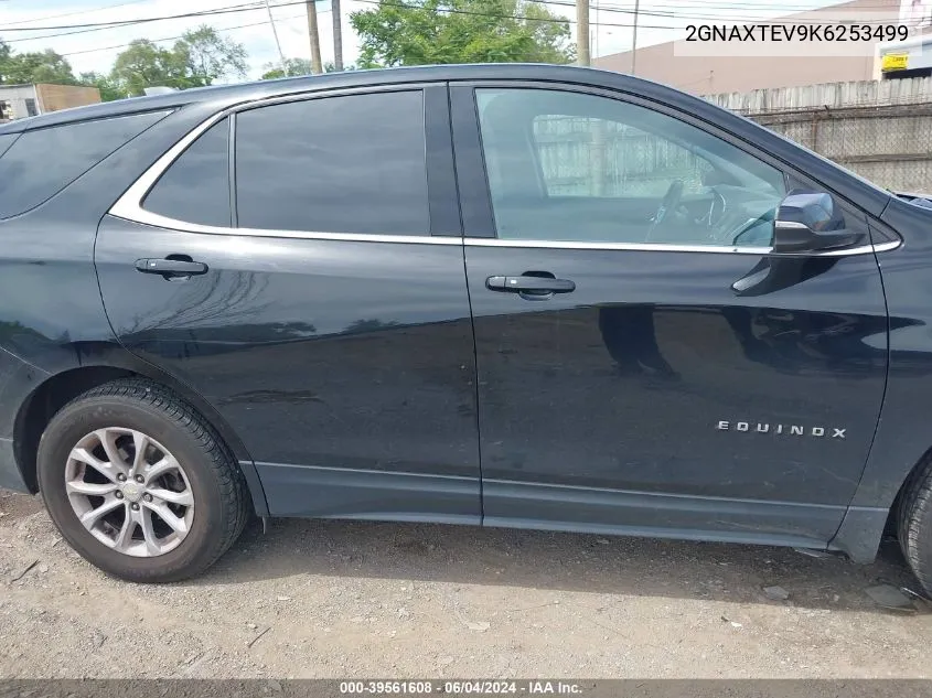 2019 Chevrolet Equinox Lt VIN: 2GNAXTEV9K6253499 Lot: 39561608