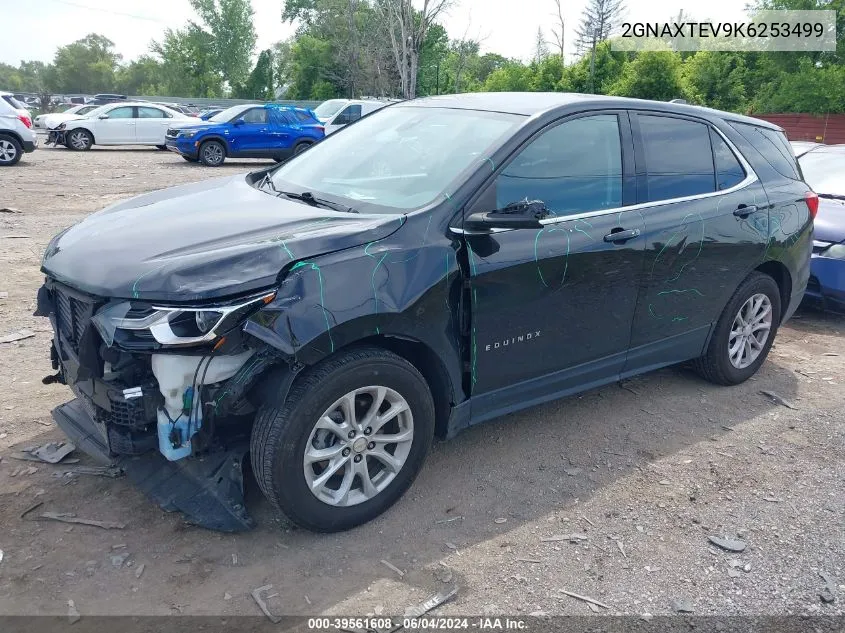 2019 Chevrolet Equinox Lt VIN: 2GNAXTEV9K6253499 Lot: 39561608