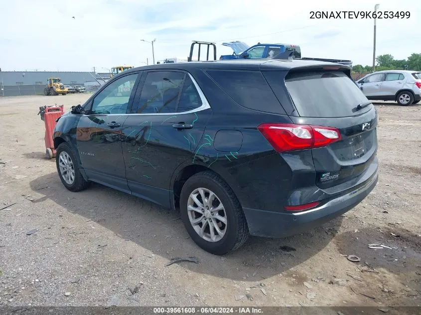 2019 Chevrolet Equinox Lt VIN: 2GNAXTEV9K6253499 Lot: 39561608