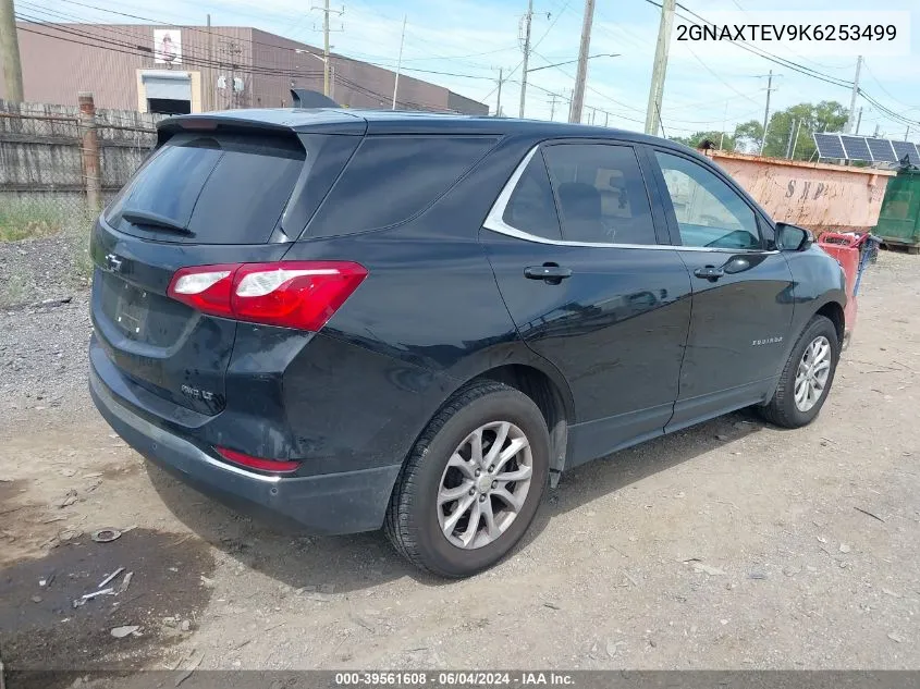 2019 Chevrolet Equinox Lt VIN: 2GNAXTEV9K6253499 Lot: 39561608