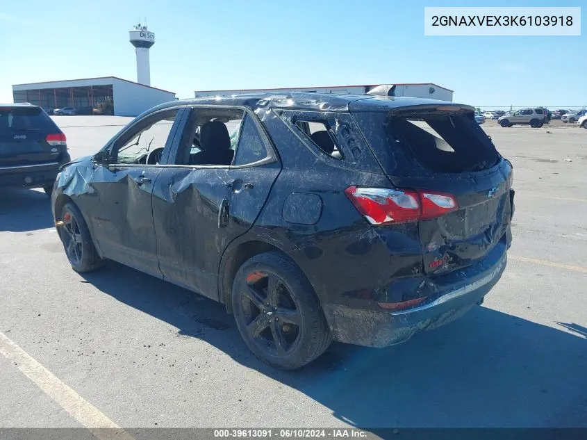 2GNAXVEX3K6103918 2019 Chevrolet Equinox Lt