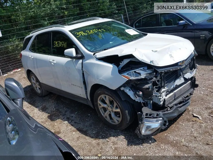 2019 Chevrolet Equinox Lt VIN: 3GNAXLEX6KS530399 Lot: 39638541