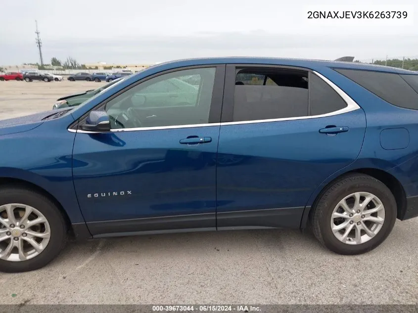 2GNAXJEV3K6263739 2019 Chevrolet Equinox Lt