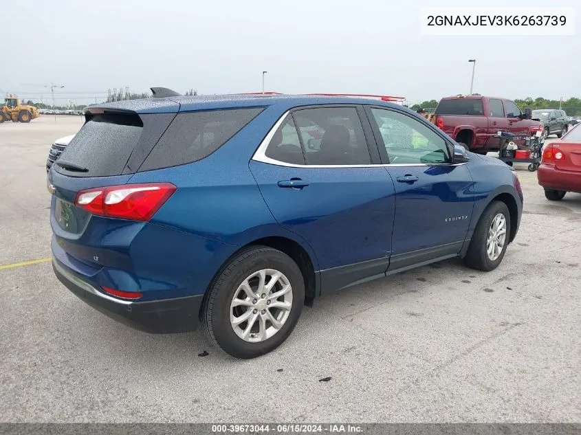 2GNAXJEV3K6263739 2019 Chevrolet Equinox Lt