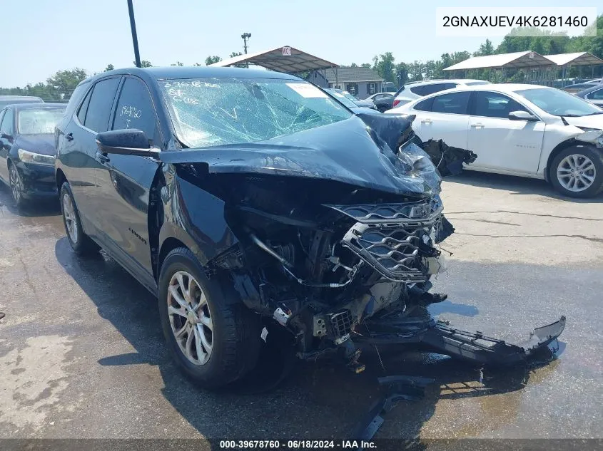 2GNAXUEV4K6281460 2019 Chevrolet Equinox Lt