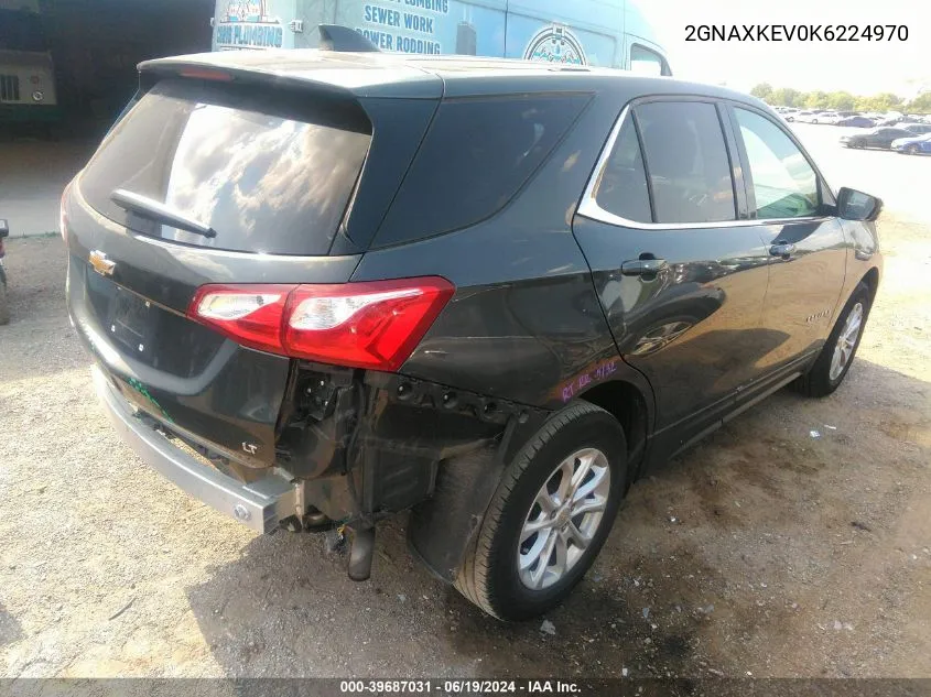 2GNAXKEV0K6224970 2019 Chevrolet Equinox Lt