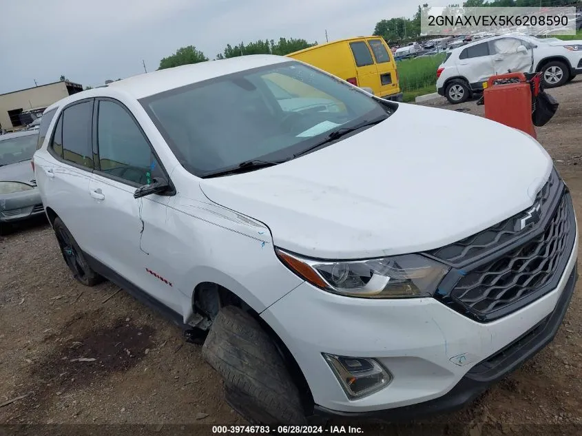 2019 Chevrolet Equinox Lt VIN: 2GNAXVEX5K6208590 Lot: 39746783