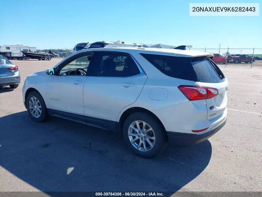 2GNAXUEV9K6282443 2019 Chevrolet Equinox Lt