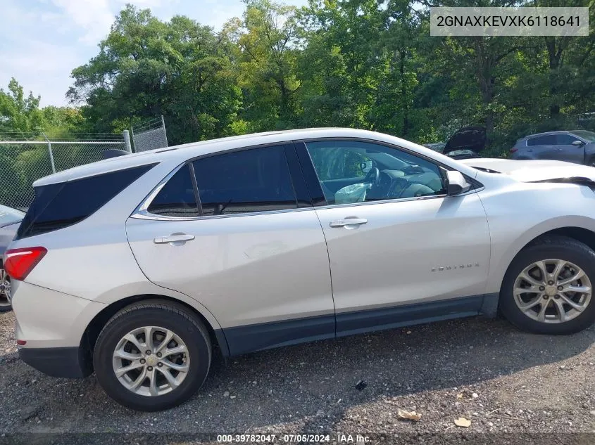 2019 Chevrolet Equinox Lt VIN: 2GNAXKEVXK6118641 Lot: 39782047