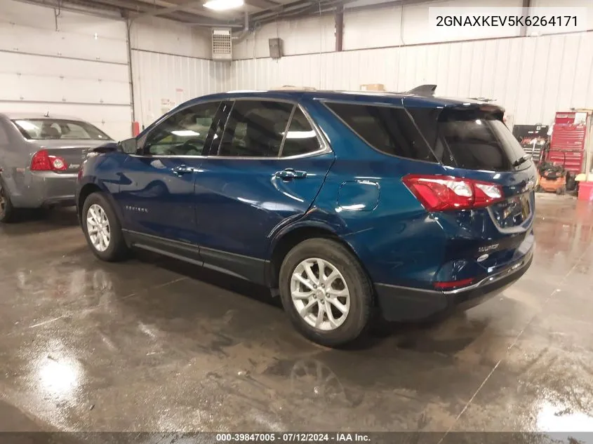 2GNAXKEV5K6264171 2019 Chevrolet Equinox Lt