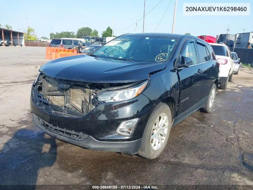 2019 Chevrolet Equinox Lt VIN: 2GNAXUEV1K6298460 Lot: 39849155