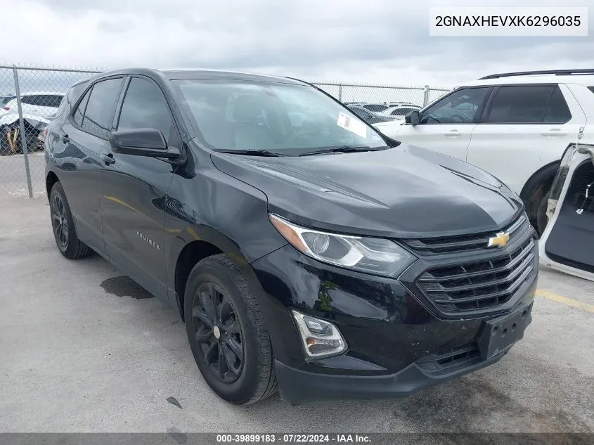 2019 Chevrolet Equinox Ls VIN: 2GNAXHEVXK6296035 Lot: 39899183