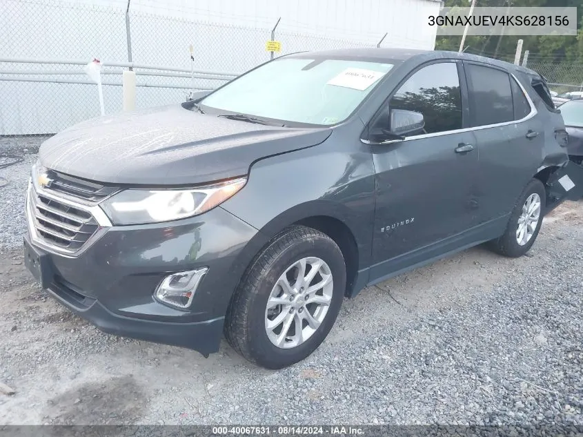 3GNAXUEV4KS628156 2019 Chevrolet Equinox Lt