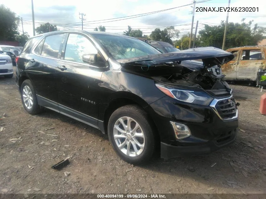 2GNAXJEV2K6230201 2019 Chevrolet Equinox Lt