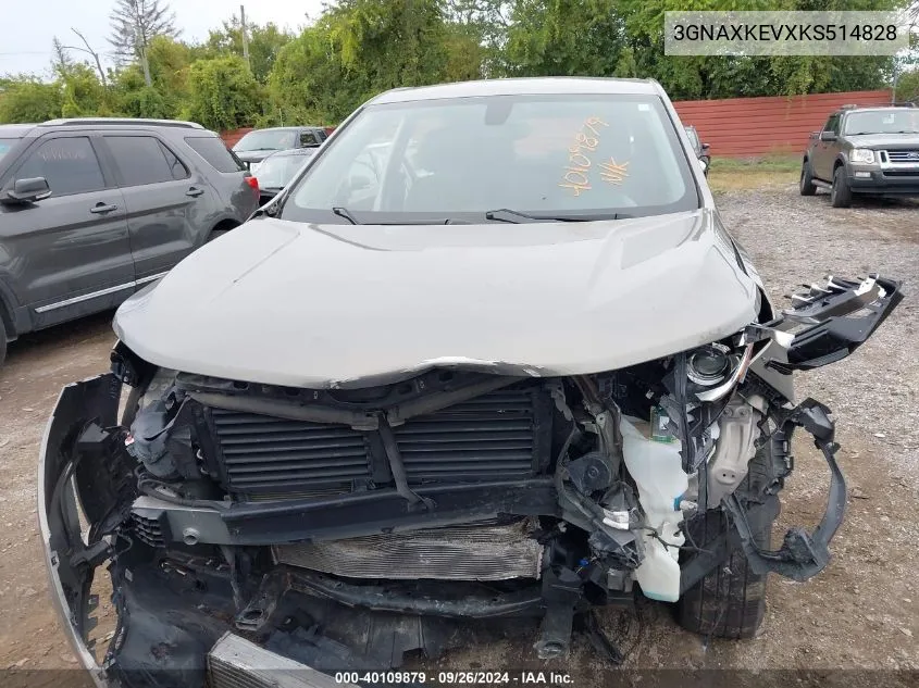 2019 Chevrolet Equinox Lt VIN: 3GNAXKEVXKS514828 Lot: 40109879