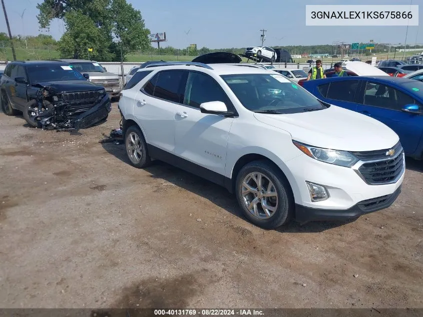 2019 Chevrolet Equinox Lt VIN: 3GNAXLEX1KS675866 Lot: 40131769