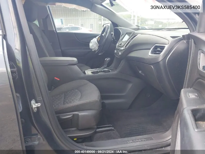 3GNAXUEV3KS585400 2019 Chevrolet Equinox Lt